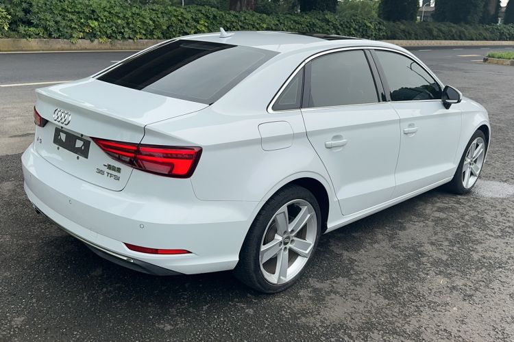Used Audi A3 2018 30th Anniversary Edition Limousine 35 TFSI Style Model Rear Right 45 Deg