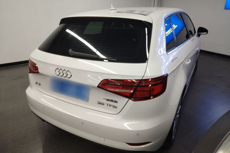 Used Audi A3 2018 30th Anniversary Edition Sportback 35 TFSI Ambition Model Rear Right 45 Deg