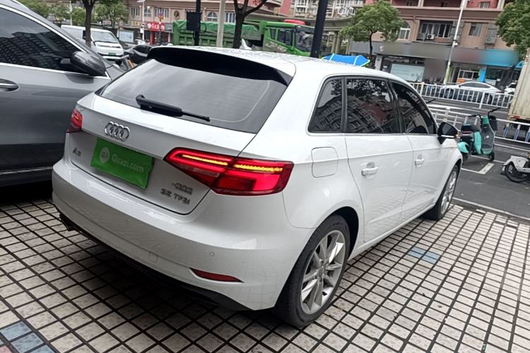 Used Audi A3 2018 30th Anniversary Edition Sportback 35 TFSI Ambition Model Rear Right 45 Deg