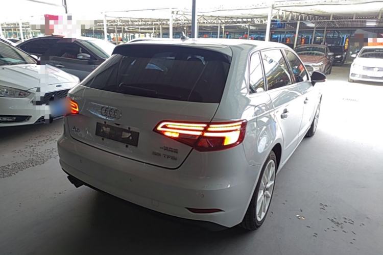 Used Audi A3 2018 30th Anniversary Edition Sportback 35 TFSI Ambition Model Rear Right 45 Deg