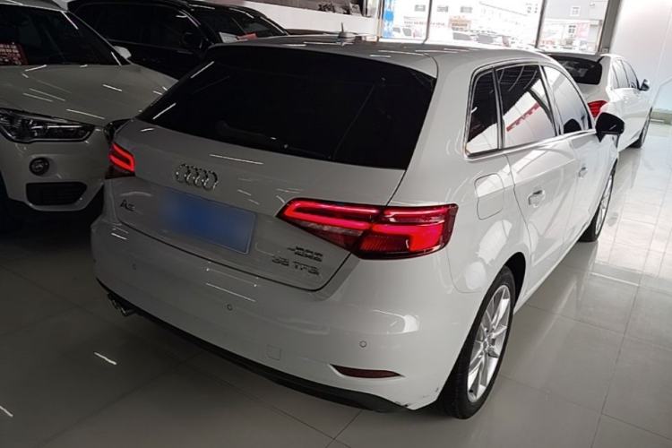 Used Audi A3 2018 30th Anniversary Edition Sportback 35 TFSI Ambition Model Rear Right 45 Deg