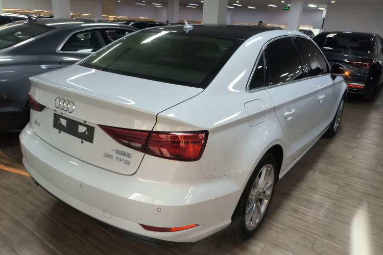 Used Audi A3 2018 30th Anniversary Edition Limousine 35 TFSI Ambition Model Rear Right 45 Deg