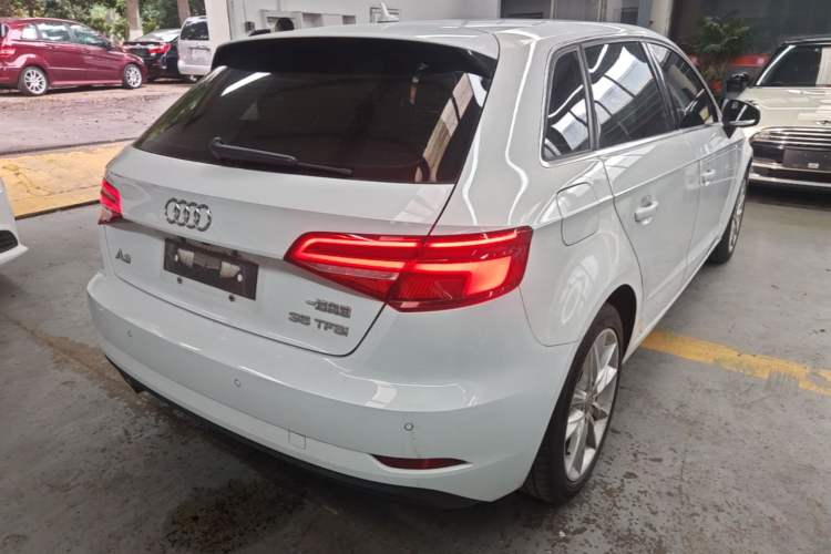 Used Audi A3 2018 30th Anniversary Edition Sportback 35 TFSI Ambition Model Rear Right 45 Deg