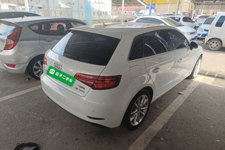 Used Audi A3 2018 30th Anniversary Edition Sportback 35 TFSI Ambition Model Rear Right 45 Deg