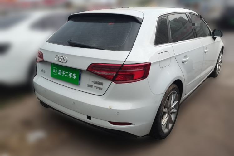 Used Audi A3 2018 30th Anniversary Edition Sportback 35 TFSI Ambition Model Rear Right 45 Deg