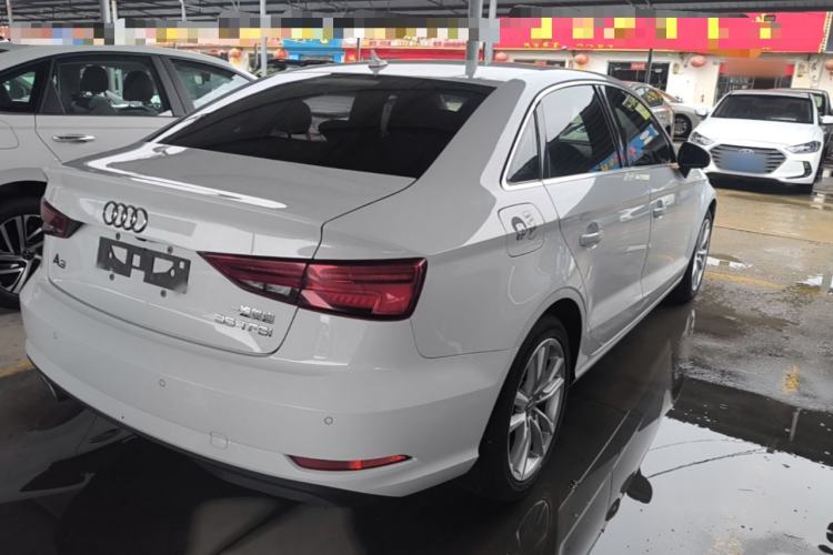 Used Audi A3 2018 30th Anniversary Edition Limousine 35 TFSI Ambition Model Rear Right 45 Deg