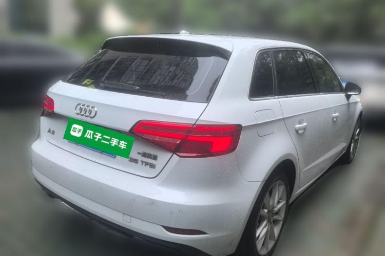 Used Audi A3 2018 30th Anniversary Edition Sportback 35 TFSI Ambition Model Rear Right 45 Deg
