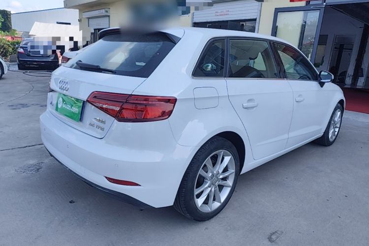 Used Audi A3 2018 30th Anniversary Edition Sportback 35 TFSI Ambition Model Rear Right 45 Deg