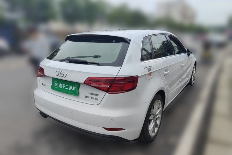 Used Audi A3 2018 30th Anniversary Edition Sportback 35 TFSI Ambition Model Rear Right 45 Deg