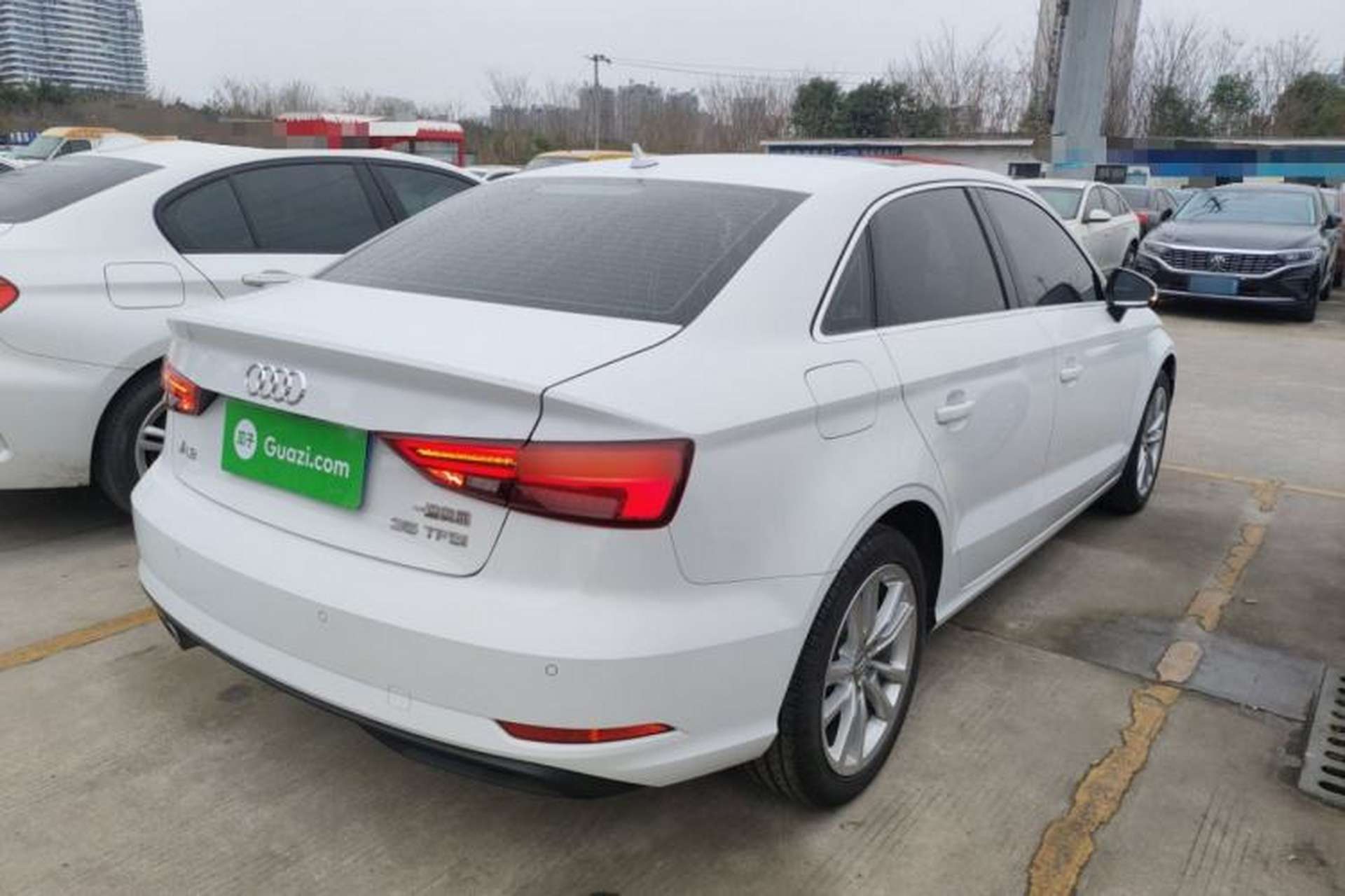 Used Audi A3 2018 30th Anniversary Edition Limousine 35 TFSI Ambition Model Rear Right 45 Deg