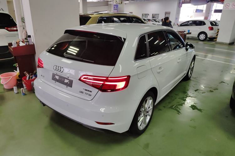 Used Audi A3 2018 30th Anniversary Edition Sportback 35 TFSI Ambition Model Rear Right 45 Deg