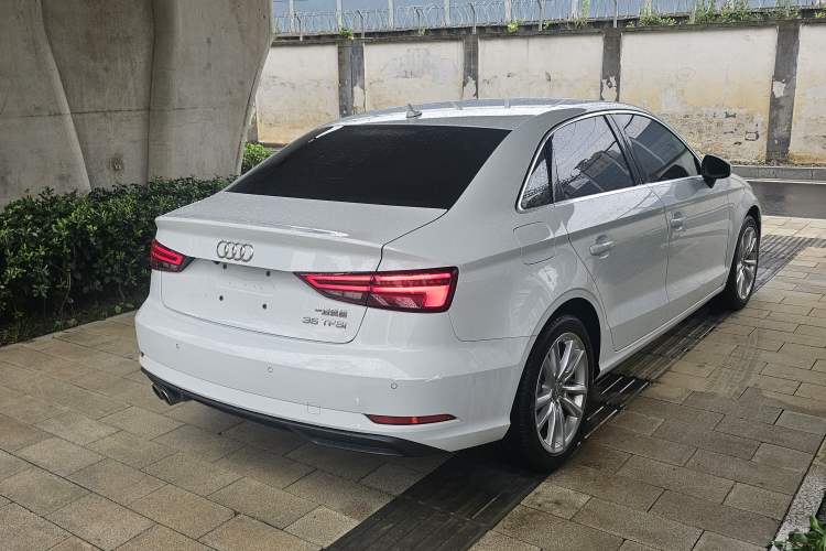 Used Audi A3 2018 30th Anniversary Edition Limousine 35 TFSI Ambition Model Rear Right 45 Deg