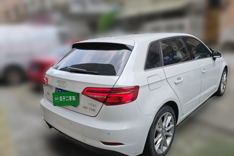 Used Audi A3 2018 30th Anniversary Edition Sportback 35 TFSI Ambition Model Rear Right 45 Deg