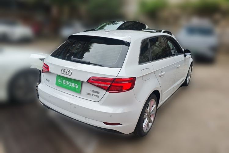 Used Audi A3 2018 30th Anniversary Edition Sportback 35 TFSI Ambition Model Rear Right 45 Deg