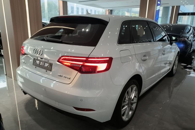 Used Audi A3 2018 30th Anniversary Edition Sportback 35 TFSI Ambition Model Rear Right 45 Deg