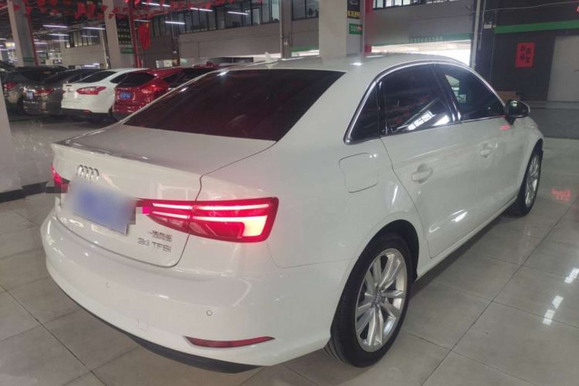 Used Audi A3 2018 30th Anniversary Edition Limousine 35 TFSI Ambition Model Rear Right 45 Deg