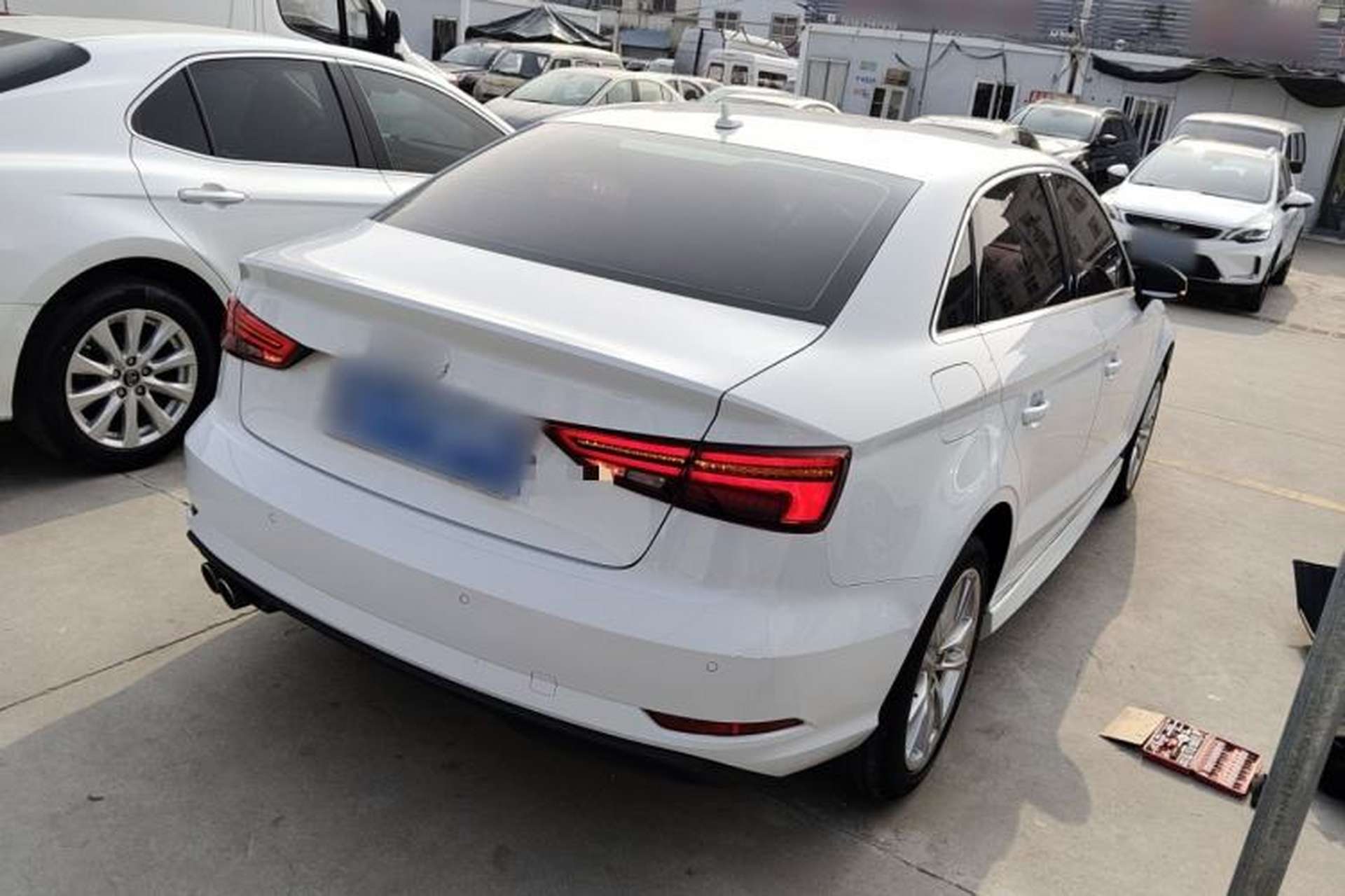 Used Audi A3 2018 30th Anniversary Edition Limousine 35 TFSI Ambition Model Rear Right 45 Deg