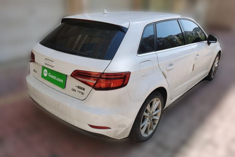 Used Audi A3 2018 30th Anniversary Edition Sportback 35 TFSI Ambition Model Rear Right 45 Deg