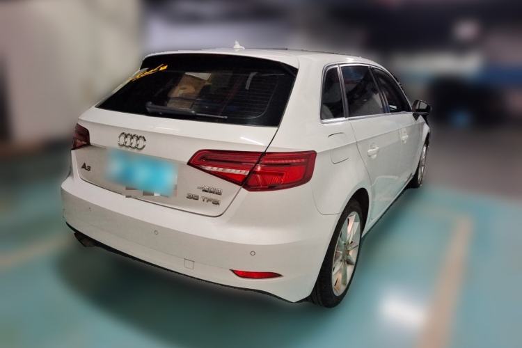 Used Audi A3 2018 30th Anniversary Edition Sportback 35 TFSI Ambition Model Rear Right 45 Deg