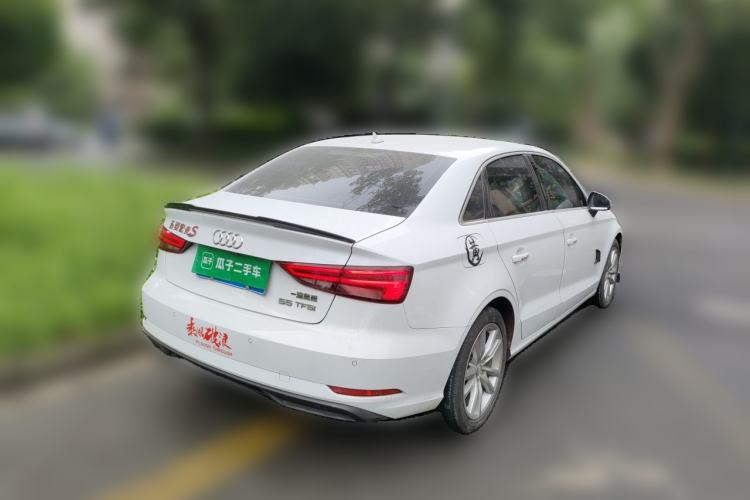 Used Audi A3 2018 30th Anniversary Edition Limousine 35 TFSI Ambition Model Rear Right 45 Deg
