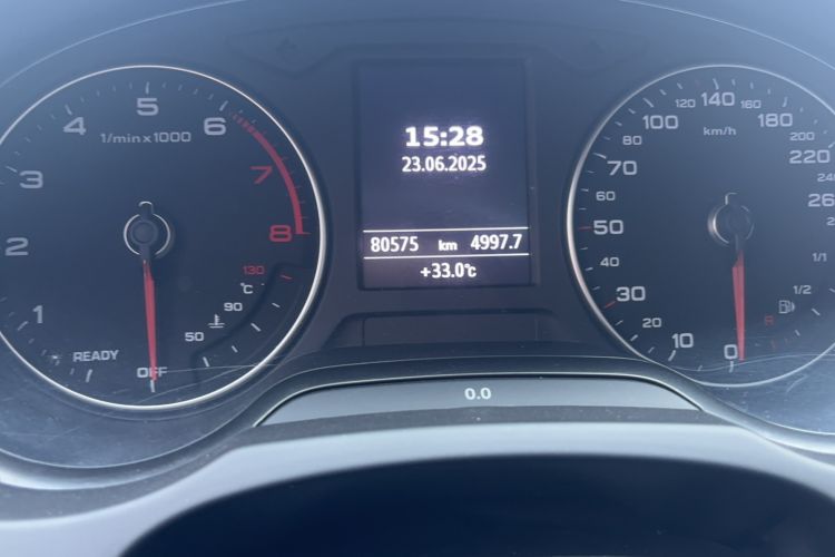 Used Audi A3 2018 30th Anniversary Edition Limousine 35 TFSI Fashion Model Odometer Close Up