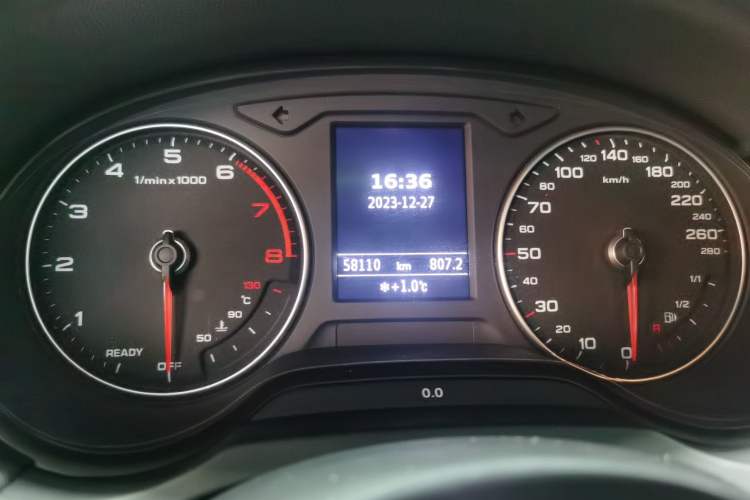 Used Audi A3 2018 30th Anniversary Edition Limousine 35 TFSI Fashion Model Odometer Close Up