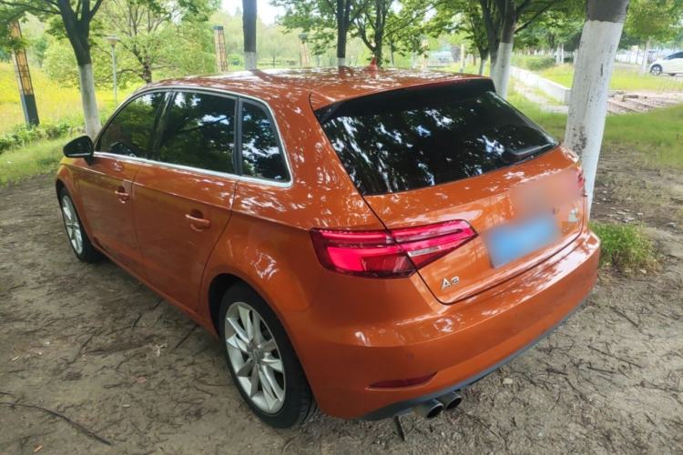 Used Audi A3 2018 30th Anniversary Edition Sportback 35 TFSI Ambition Model Rear Left 45 Deg