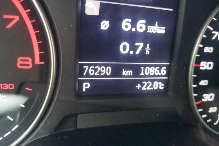 Used Audi A3 2019 Limousine 35 TFSI Ambition China VI Odometer Close Up