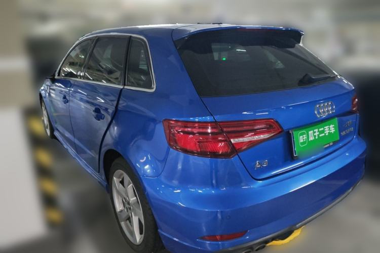 Used Audi A3 2019 Sportback 35 TFSI Fashion Edition China VI Emission Standard Rear Left 45 Deg