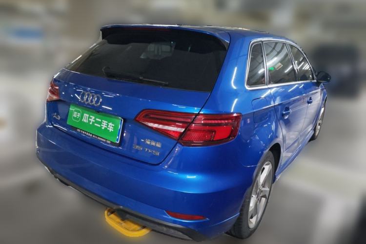 Used Audi A3 2019 Sportback 35 TFSI Fashion Edition China VI Emission Standard Rear Right 45 Deg