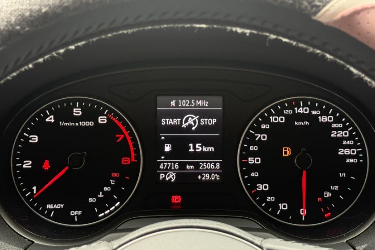 Used Audi A3 2019 Sportback 35 TFSI Fashion Edition China V Odometer Close Up