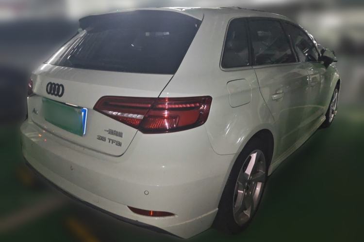 Used Audi A3 2019 Sportback 35 TFSI Fashion Edition China VI Emission Standard Rear Right 45 Deg