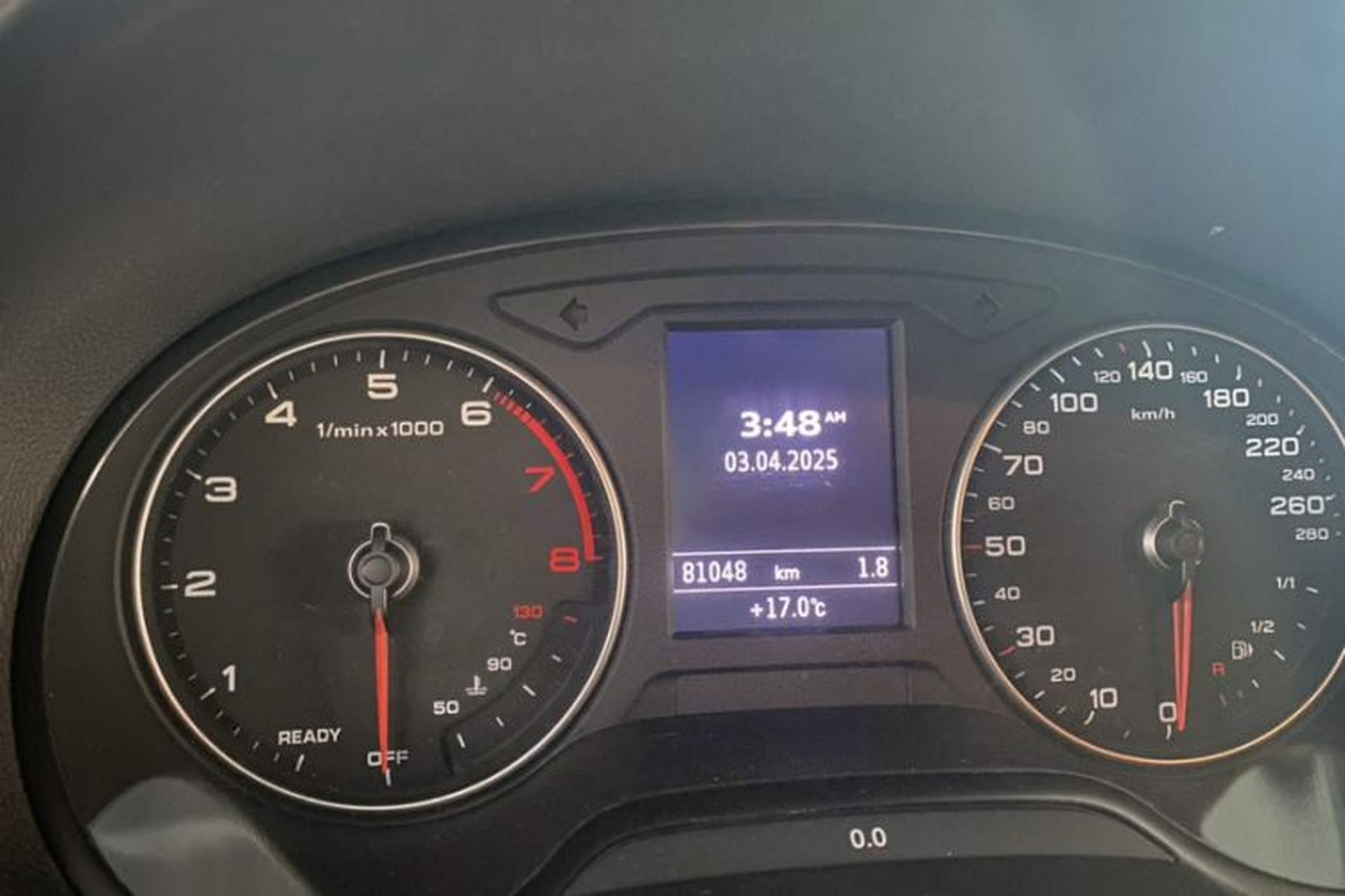 Used Audi A3 2019 Limousine 35 TFSI Fashion Edition China V standard Odometer Close Up