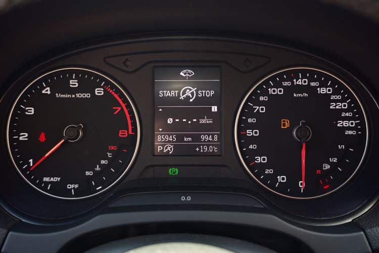 Used Audi A3 2019 Limousine 35 TFSI Fashion Edition China V standard Odometer Close Up