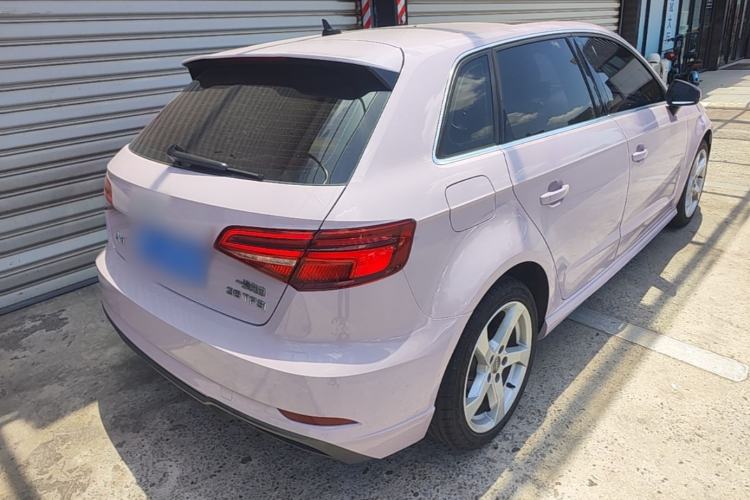Used Audi A3 2019 Sportback 35 TFSI Fashion Edition China VI Emission Standard Rear Right 45 Deg