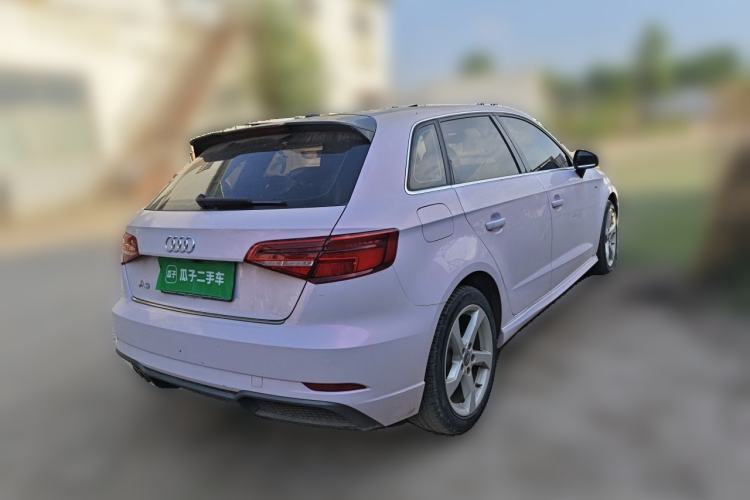 Used Audi A3 2019 Sportback 35 TFSI Fashion Edition China VI Emission Standard Rear Right 45 Deg