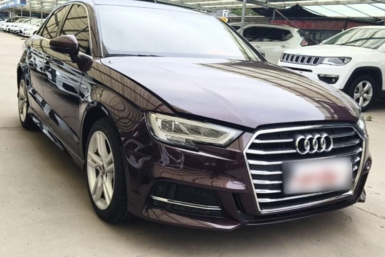Used Audi A3 2019 Limousine 35 TFSI Fashion Edition China VI Emission Standard Front Right 45 Deg
