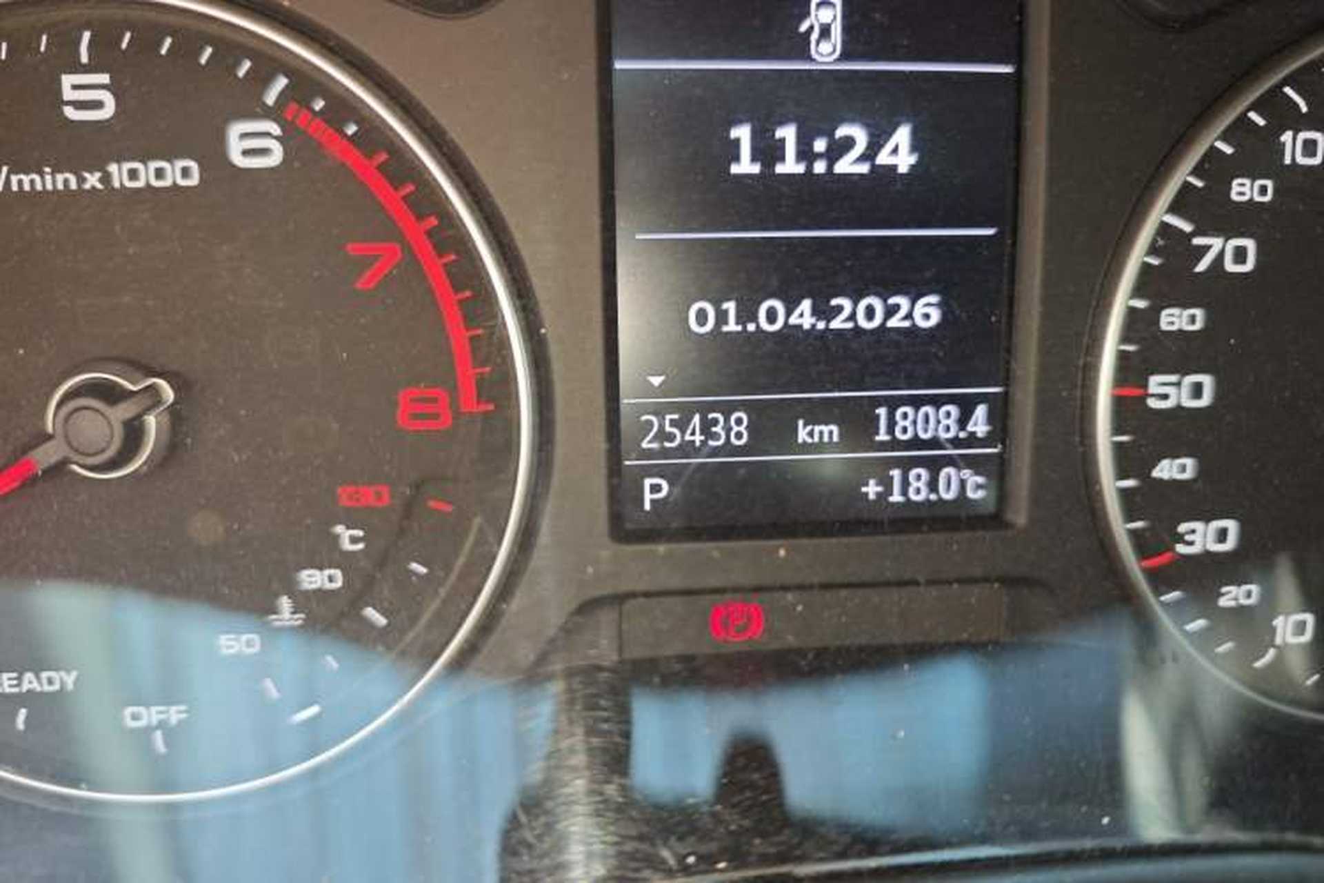 Used Audi A3 2019 Limousine 35 TFSI Ambition China VI Odometer Close Up