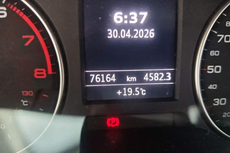 Used Audi A3 2019 Limousine 35 TFSI Fashion Edition China VI Emission Standard Odometer Close Up