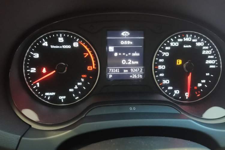 Used Audi A3 2019 Limousine 35 TFSI Fashion Edition China V standard Odometer Close Up
