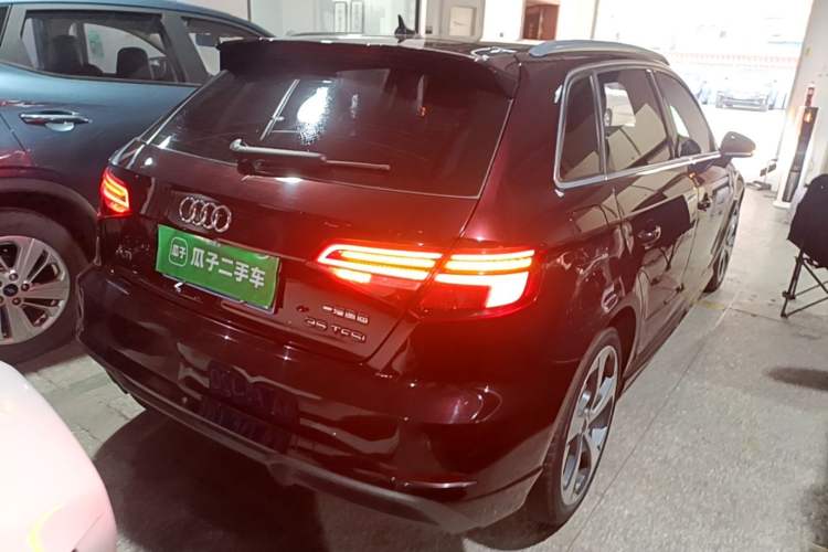 Used Audi A3 2019 Sportback 35 TFSI Sporty Version China VI Rear Right 45 Deg