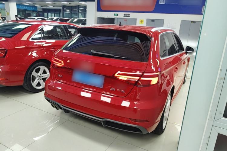 Used Audi A3 2019 Sportback 35 TFSI Fashion Edition China VI Emission Standard Rear Right 45 Deg