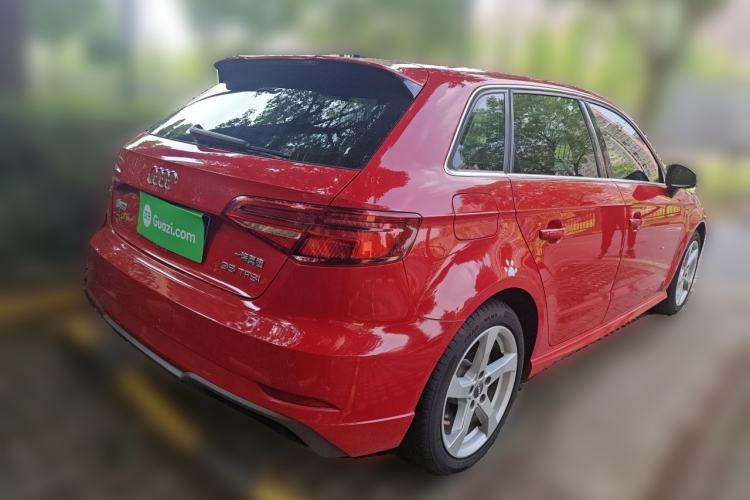 Used Audi A3 2019 Sportback 35 TFSI Fashion Edition China VI Emission Standard Rear Right 45 Deg