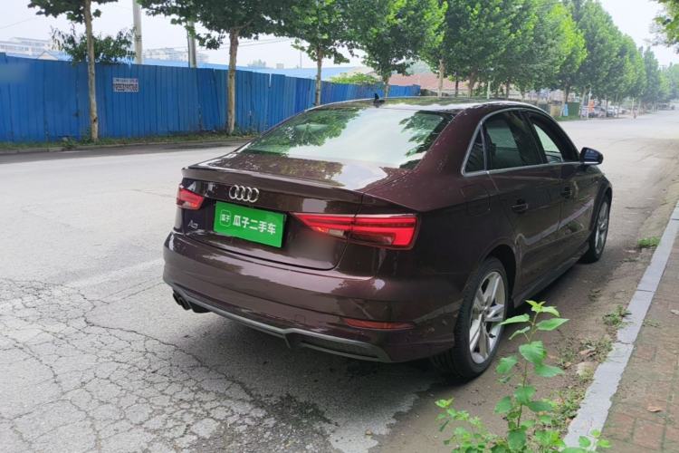 Used Audi A3 2019 Limousine 35 TFSI Fashion Edition China V standard Rear Right 45 Deg