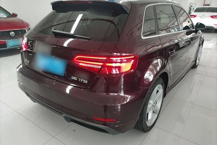 Used Audi A3 2019 Sportback 35 TFSI Fashion Edition China VI Emission Standard Rear Right 45 Deg