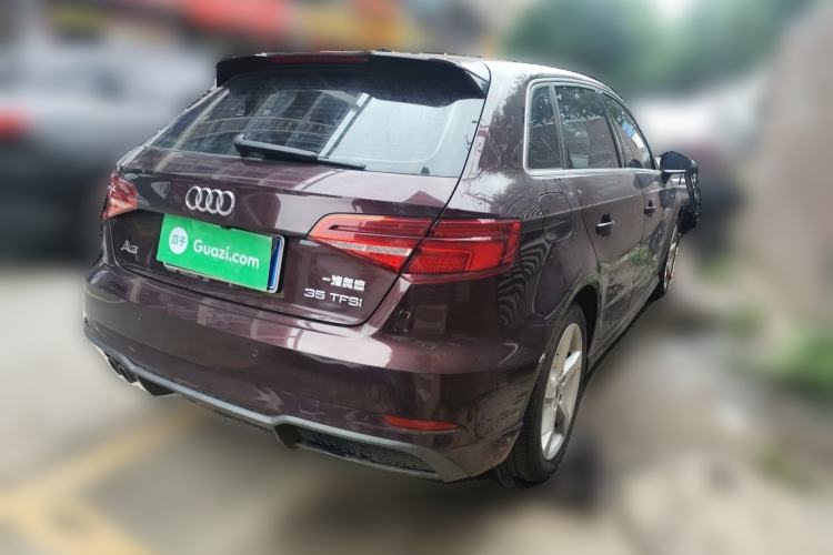 Used Audi A3 2019 Sportback 35 TFSI Fashion Edition China VI Emission Standard Rear Right 45 Deg
