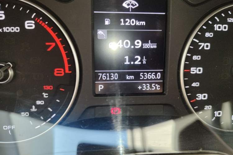 Used Audi A3 2019 Limousine 35 TFSI Ambition China VI Odometer Close Up