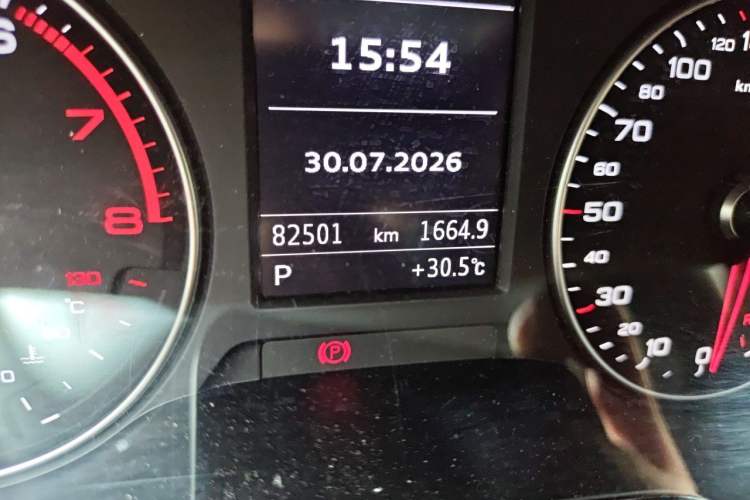 Used Audi A3 2019 Sportback 35 TFSI Sporty Version China VI Odometer Close Up