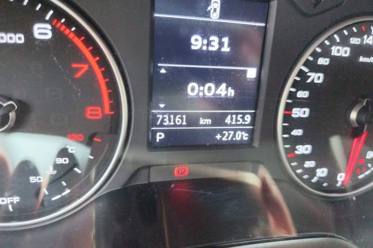 Used Audi A3 2019 Limousine 35 TFSI Ambition China VI Odometer Close Up