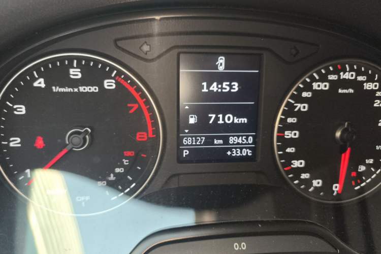 Used Audi A3 2019 Limousine 35 TFSI Fashion Edition China V standard Odometer Close Up